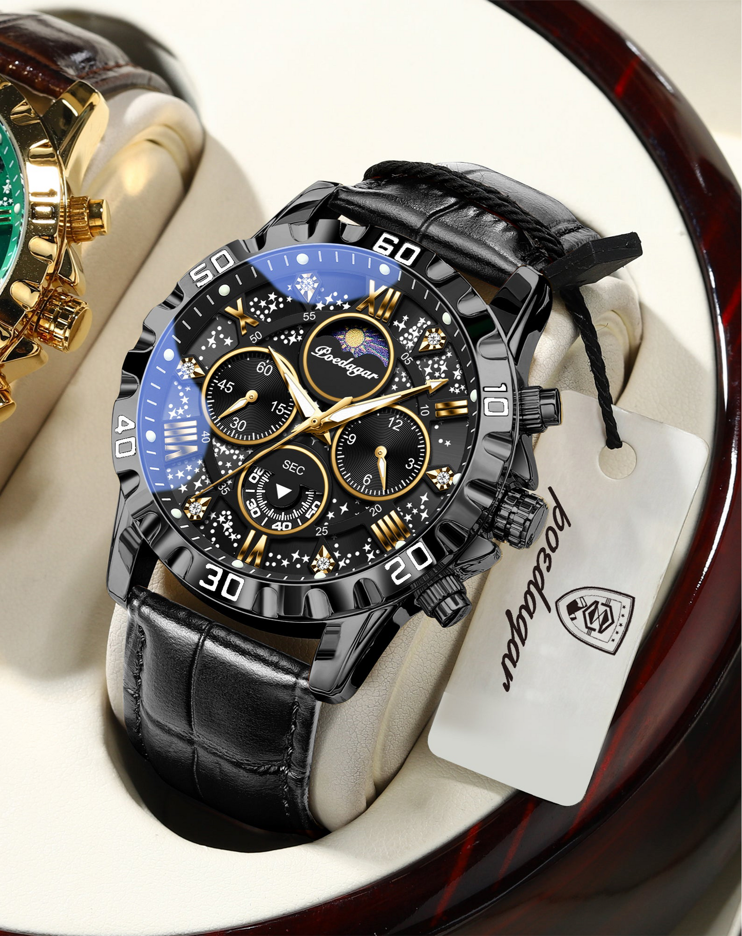 Poedagar Chrono 973 Leather