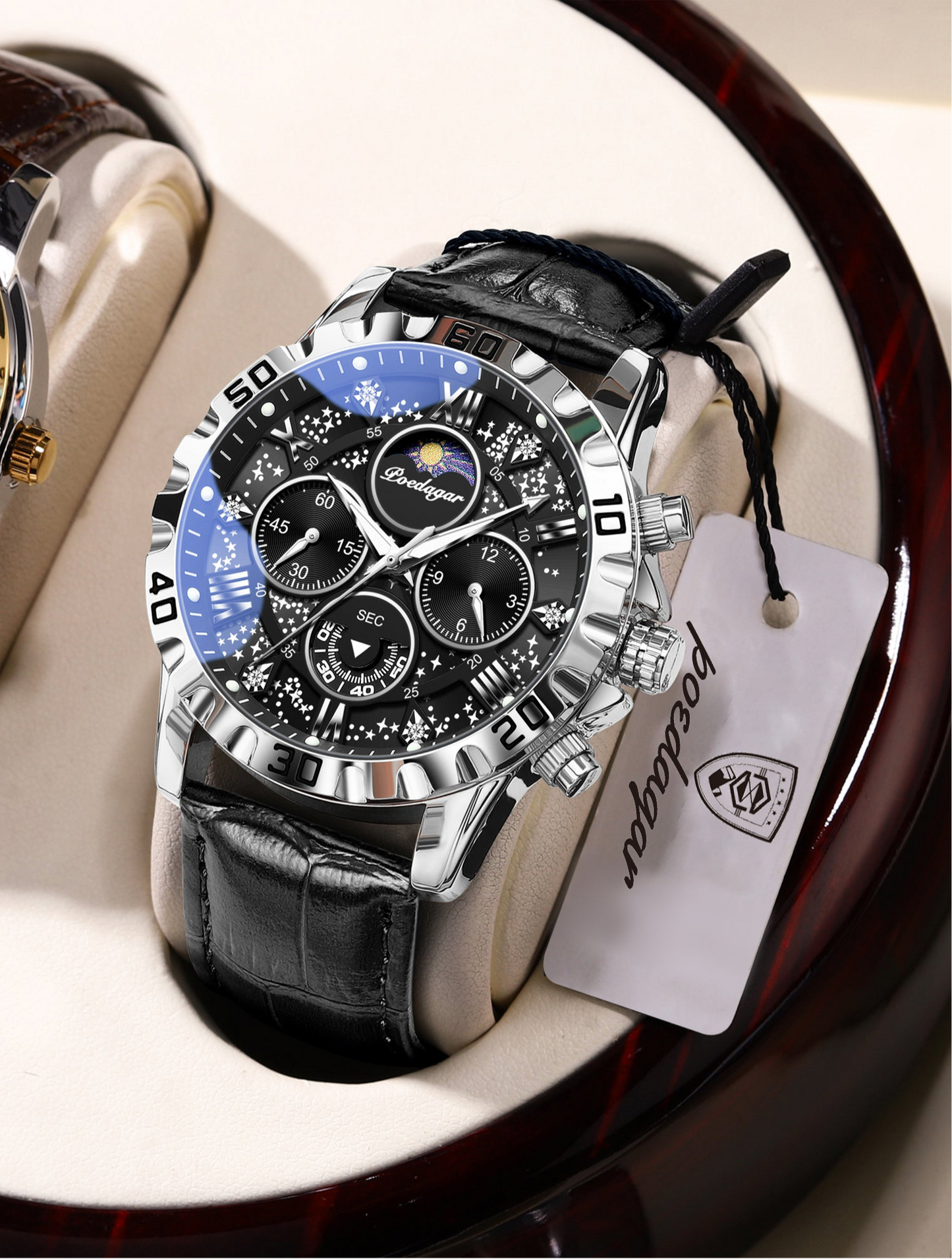 Poedagar Chrono 973 Leather