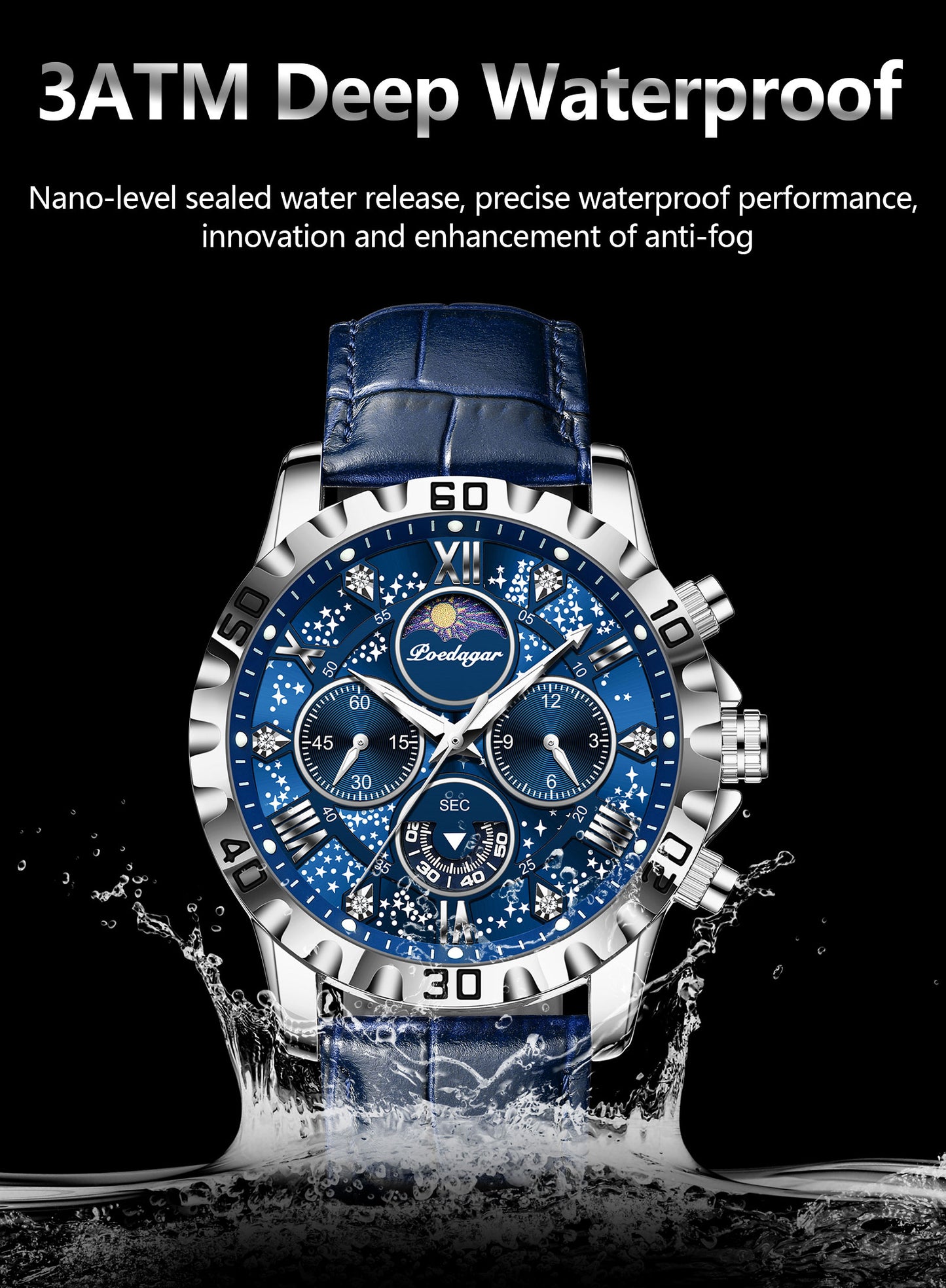 Poedagar Chrono 973 Leather