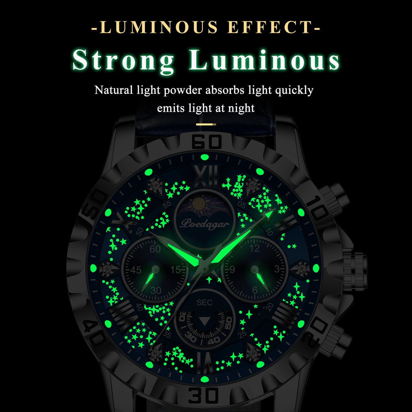 Poedagar Chrono 973 Leather