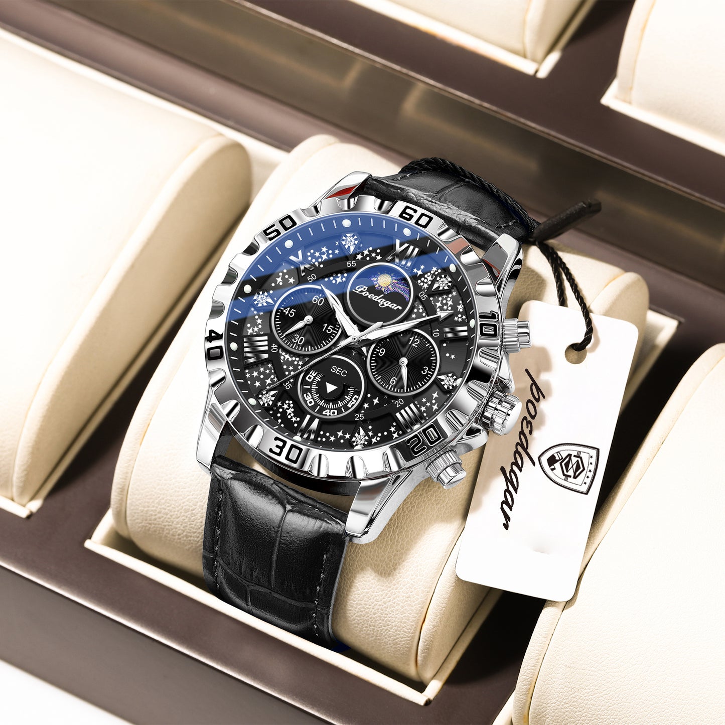 Poedagar Chrono 973 Leather