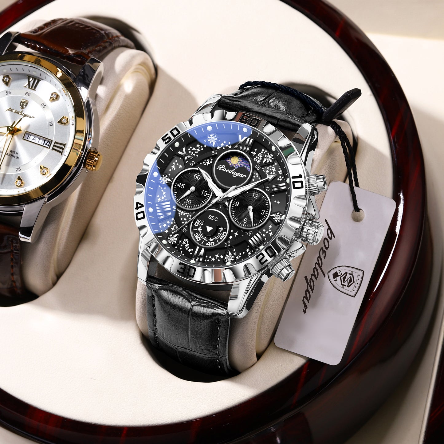 Poedagar Chrono 973 Leather
