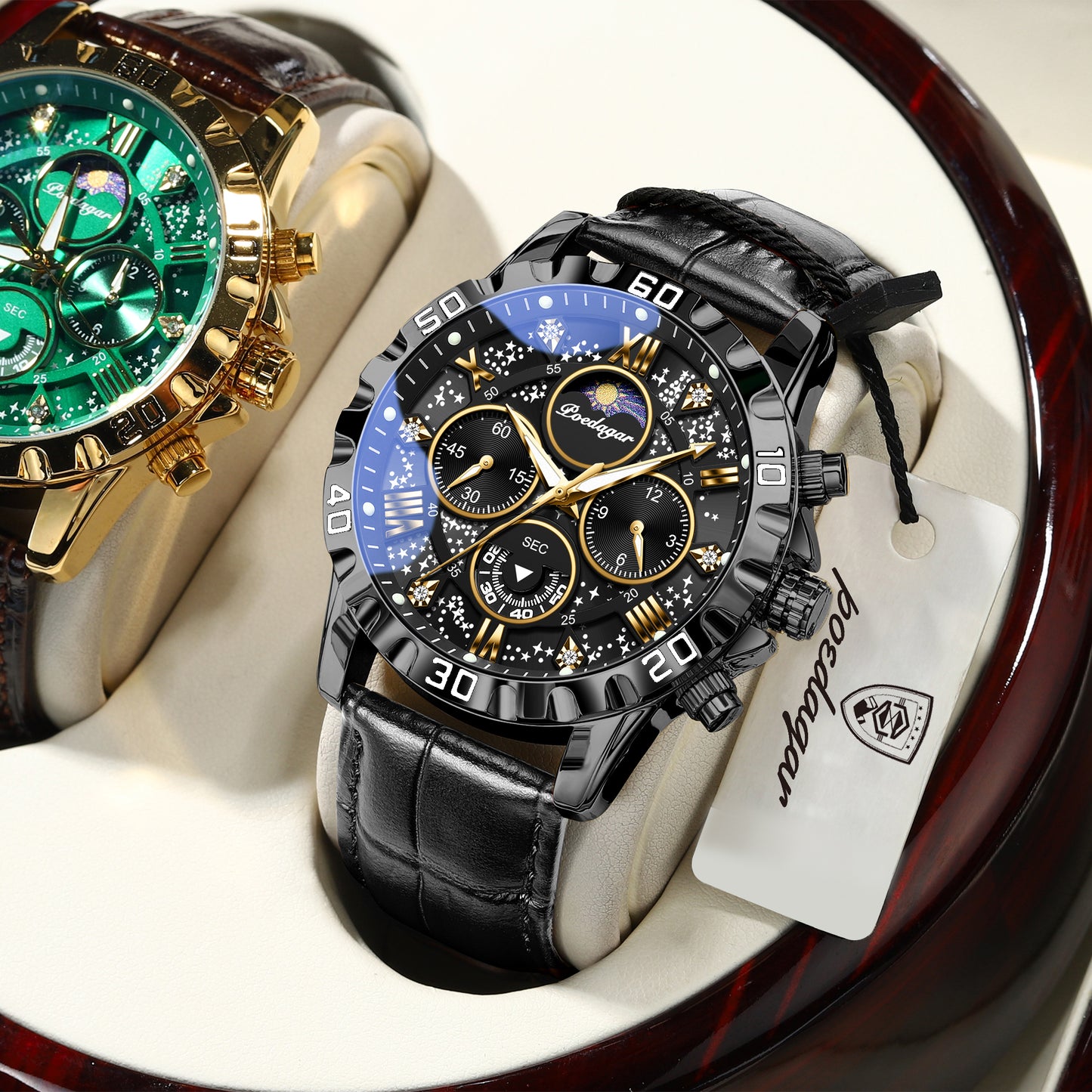 Poedagar Chrono 973 Leather