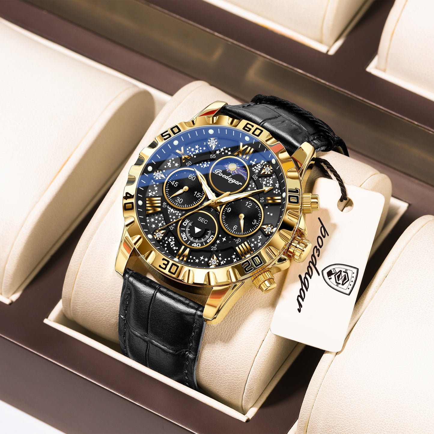 Poedagar Chrono 973 Leather