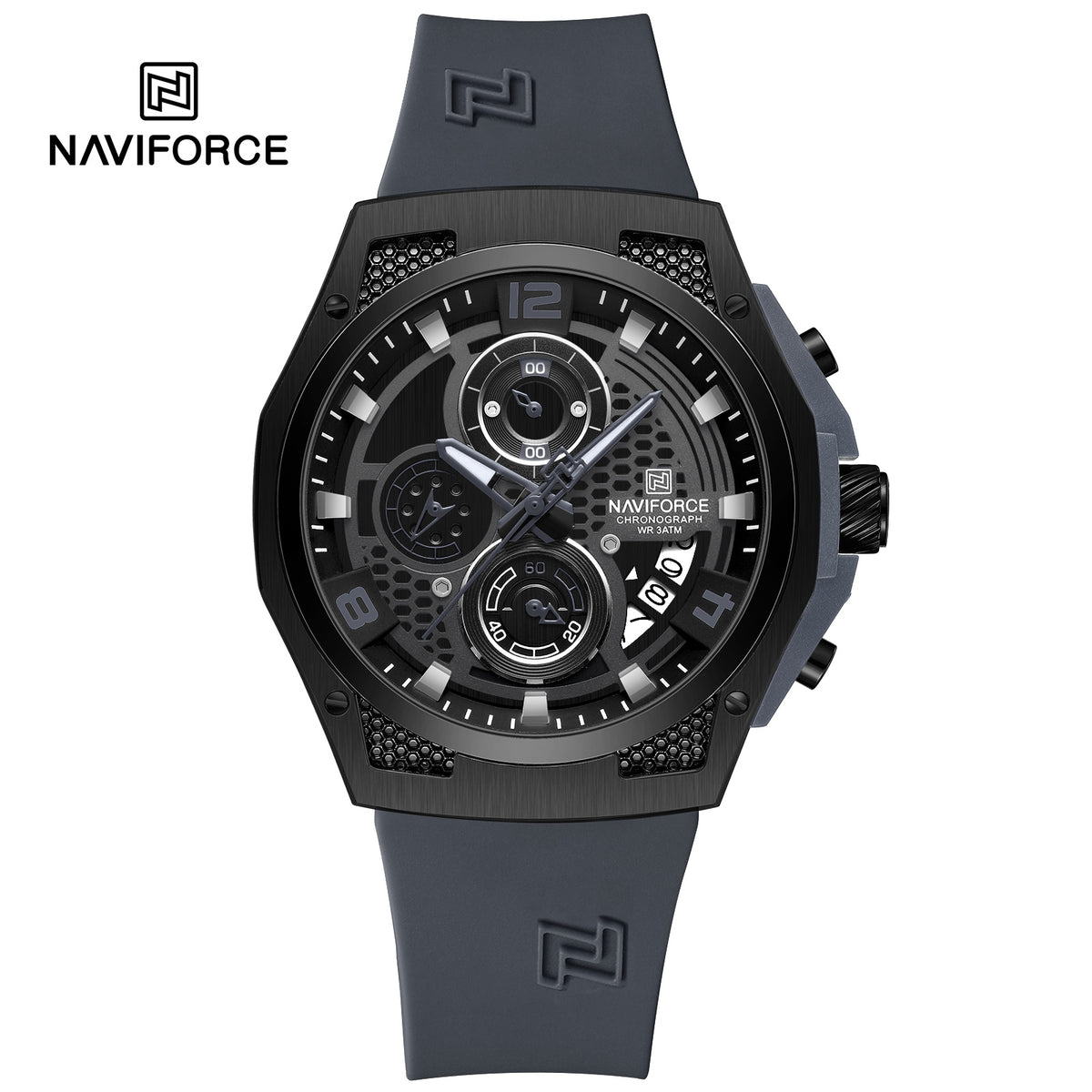 Naviforce Men Silicone Chrono 8051