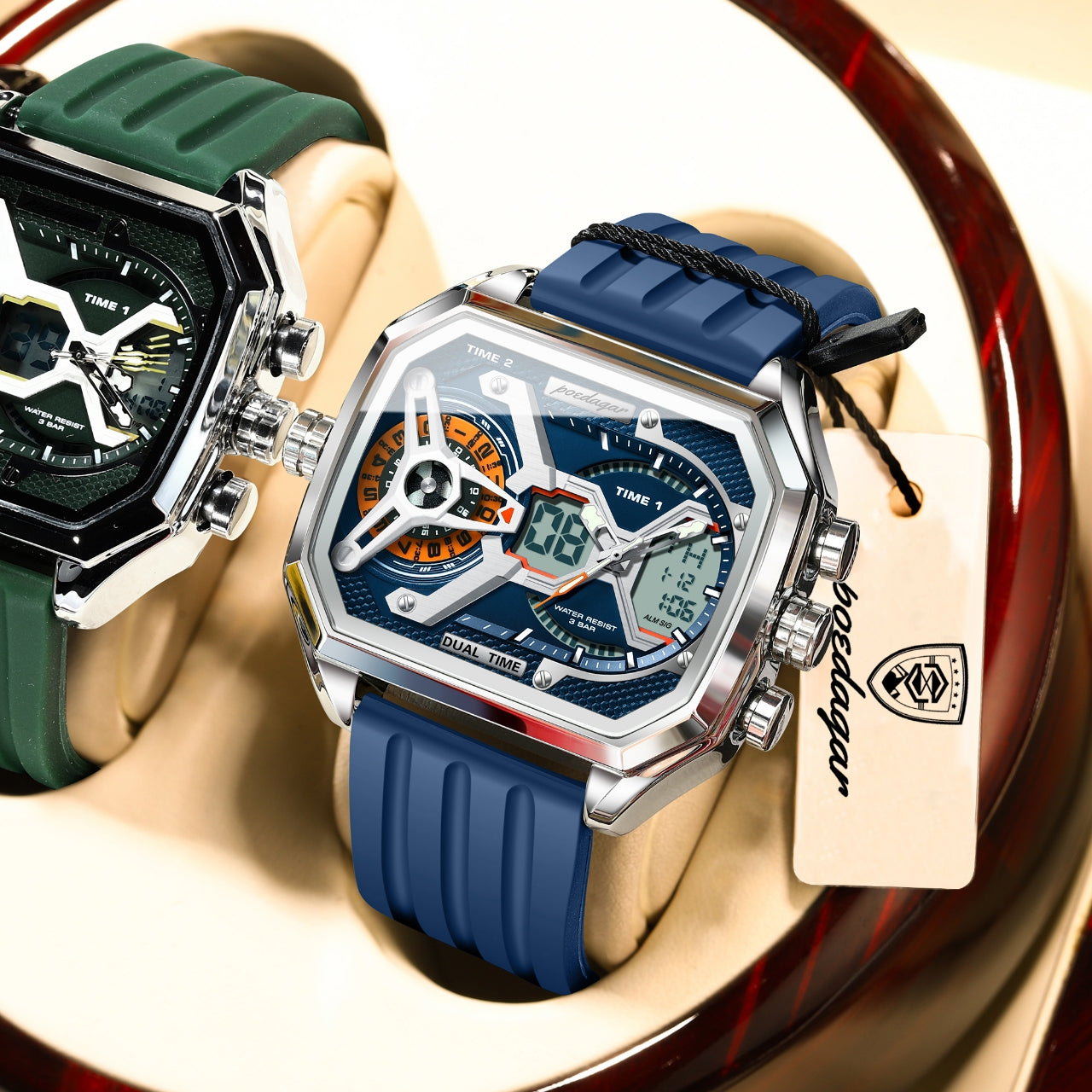 Poedagar Chrono Silicone E106
