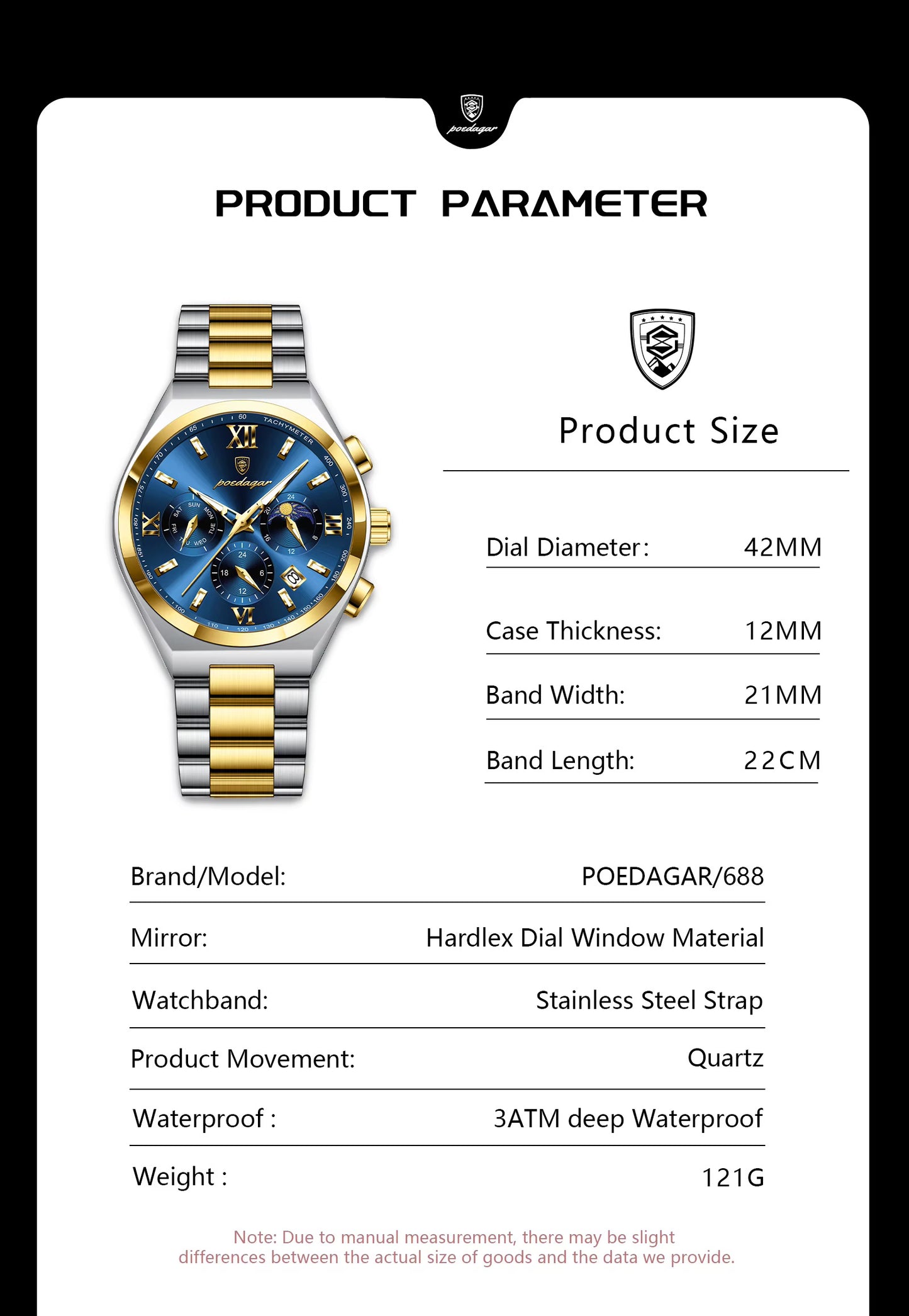 Poedagar Chrono 688