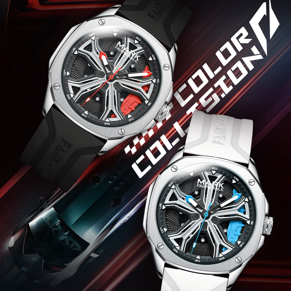FairWhale Leather Chrono 5060