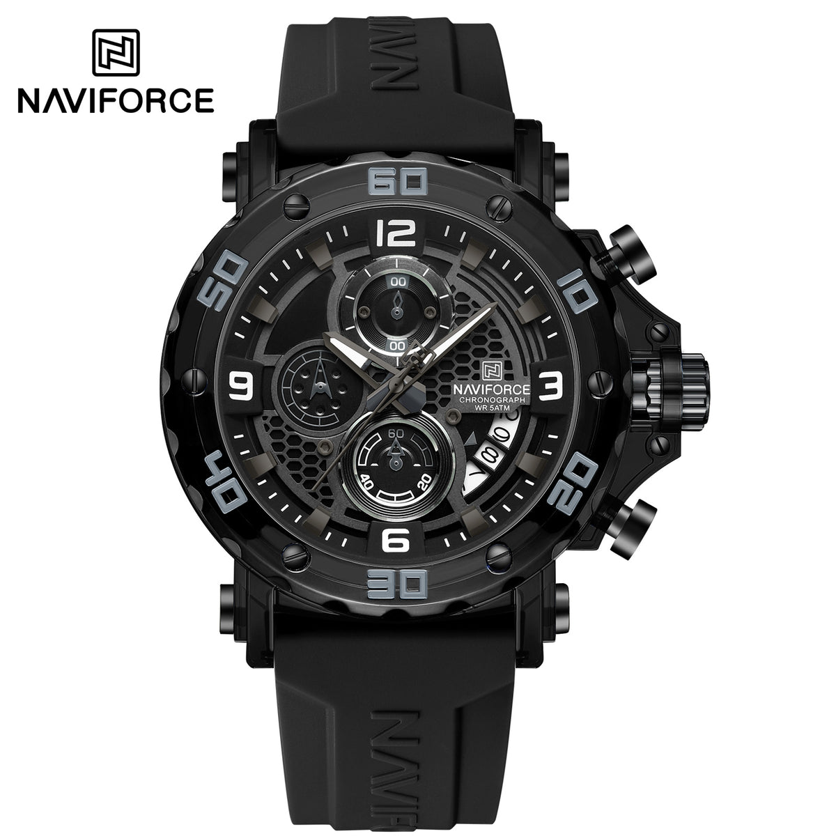 Naviforce Men Silicone Chrono 7123