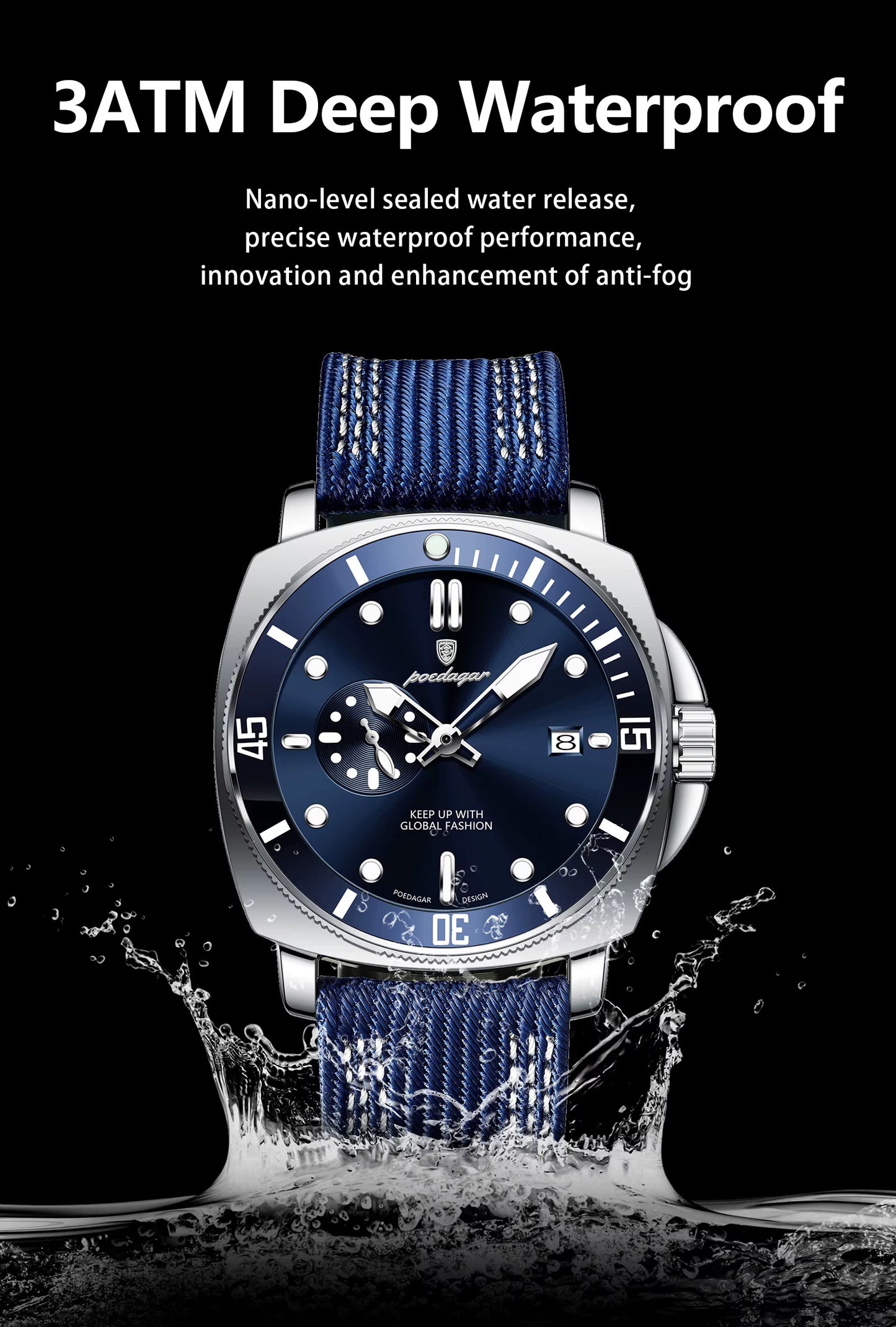 Poedagar Chrono Leather 873