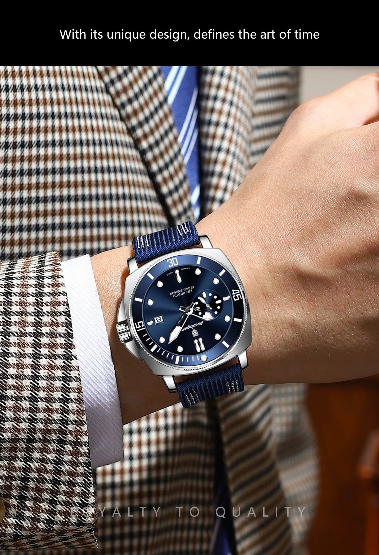 Poedagar Chrono Leather 873