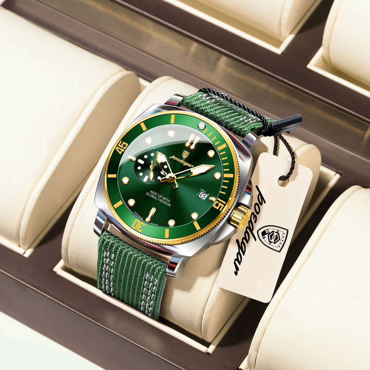 Poedagar Chrono Leather 873