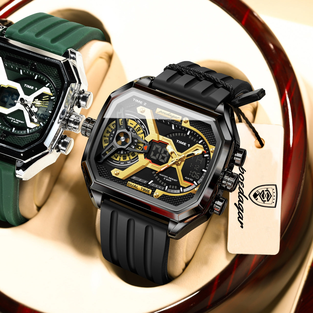 Poedagar Chrono Silicone E106