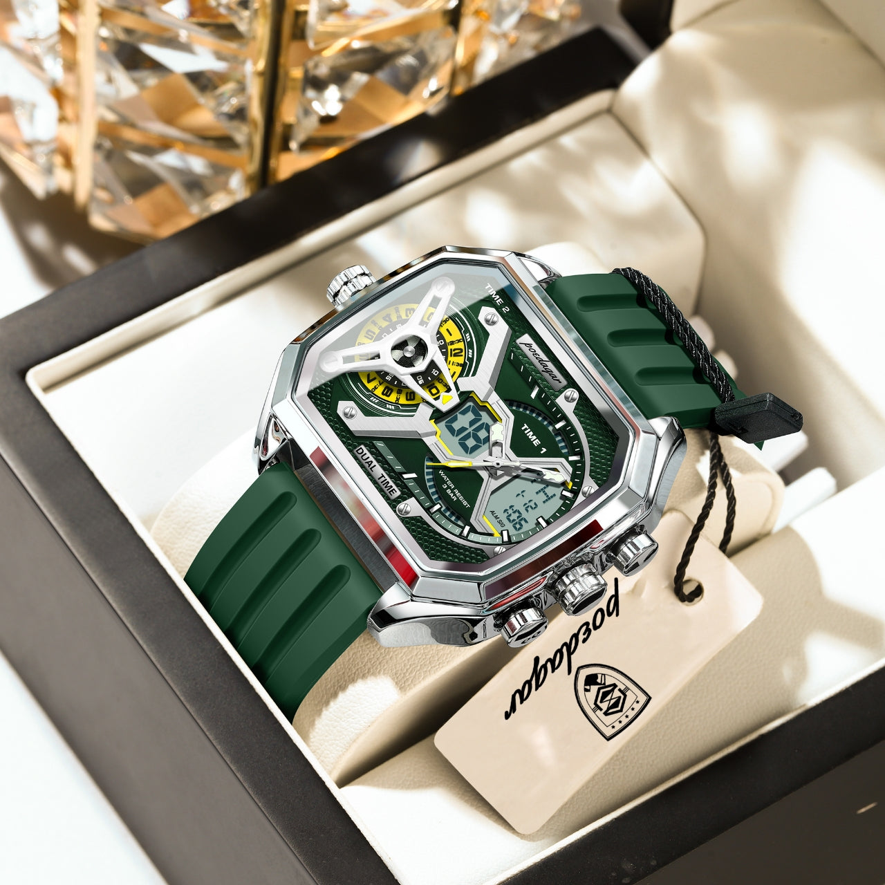 Poedagar Chrono Silicone E106