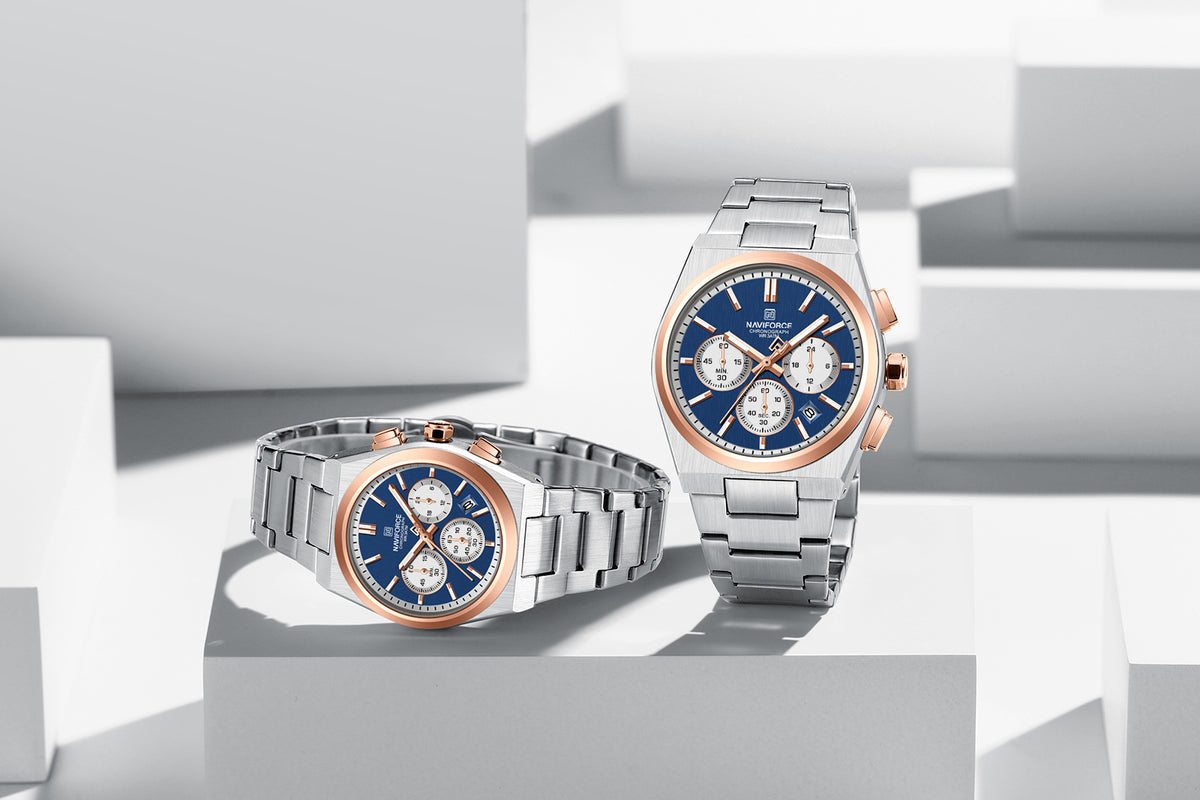 Naviforce Couple Chrono 8048