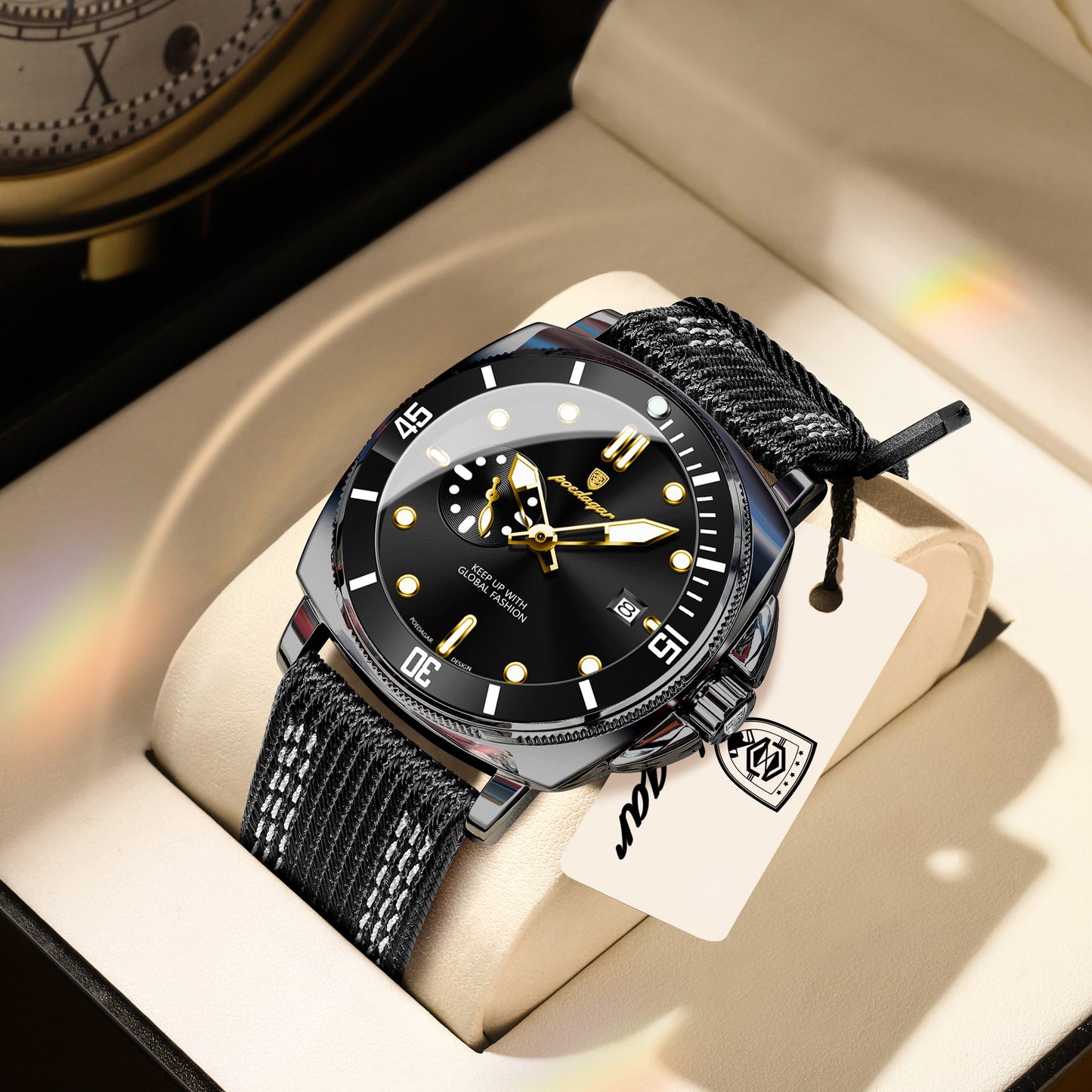 Poedagar Chrono Leather 873