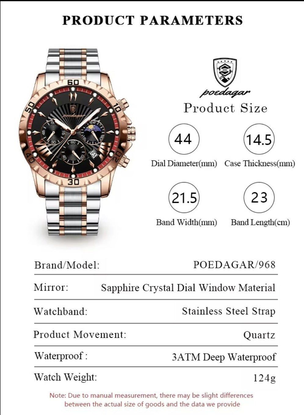 Poedagar Chrono 968