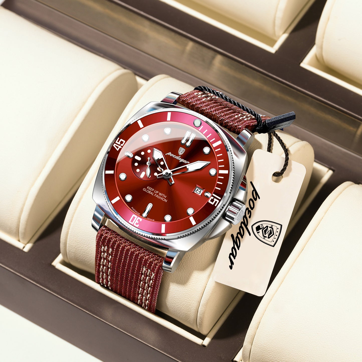 Poedagar Chrono Leather 873
