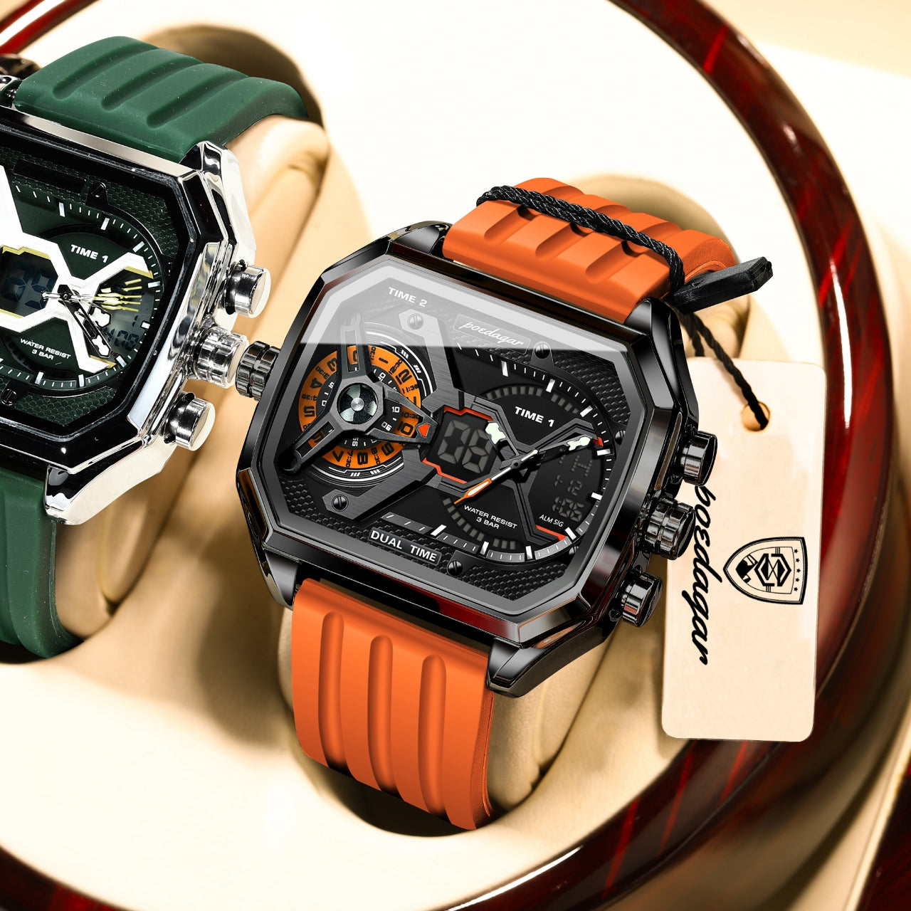 Poedagar Chrono Silicone E106