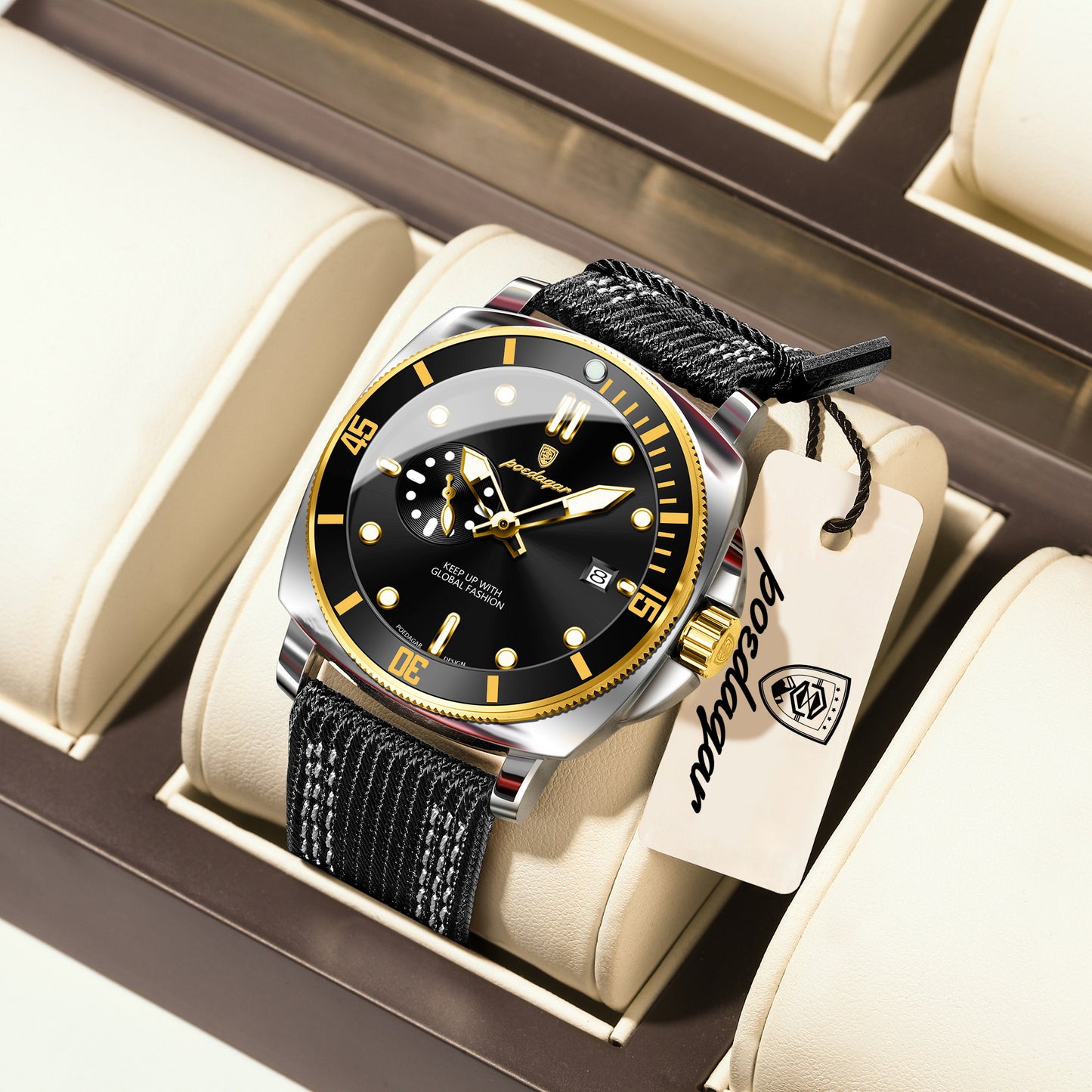 Poedagar Chrono Leather 873