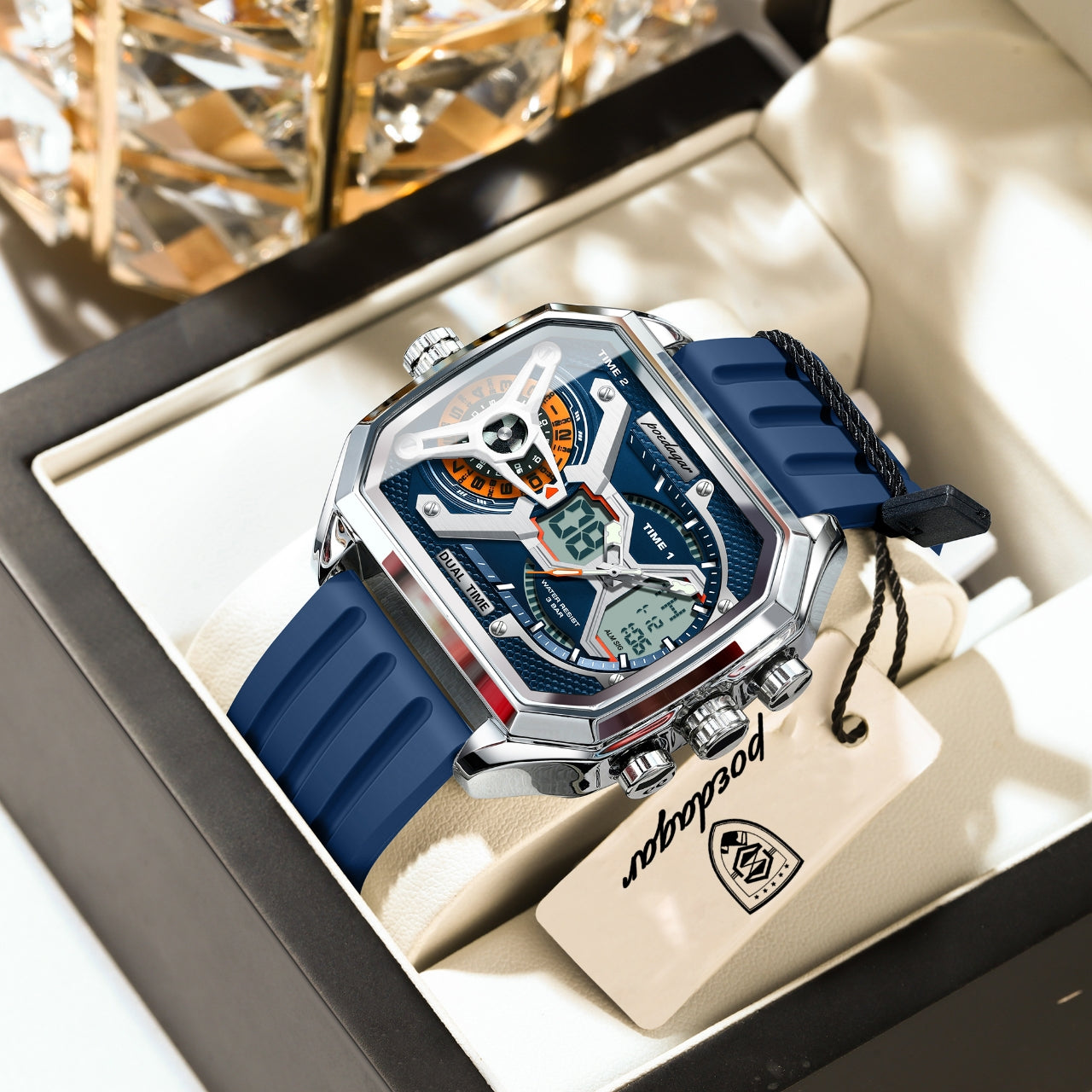 Poedagar Chrono Silicone E106