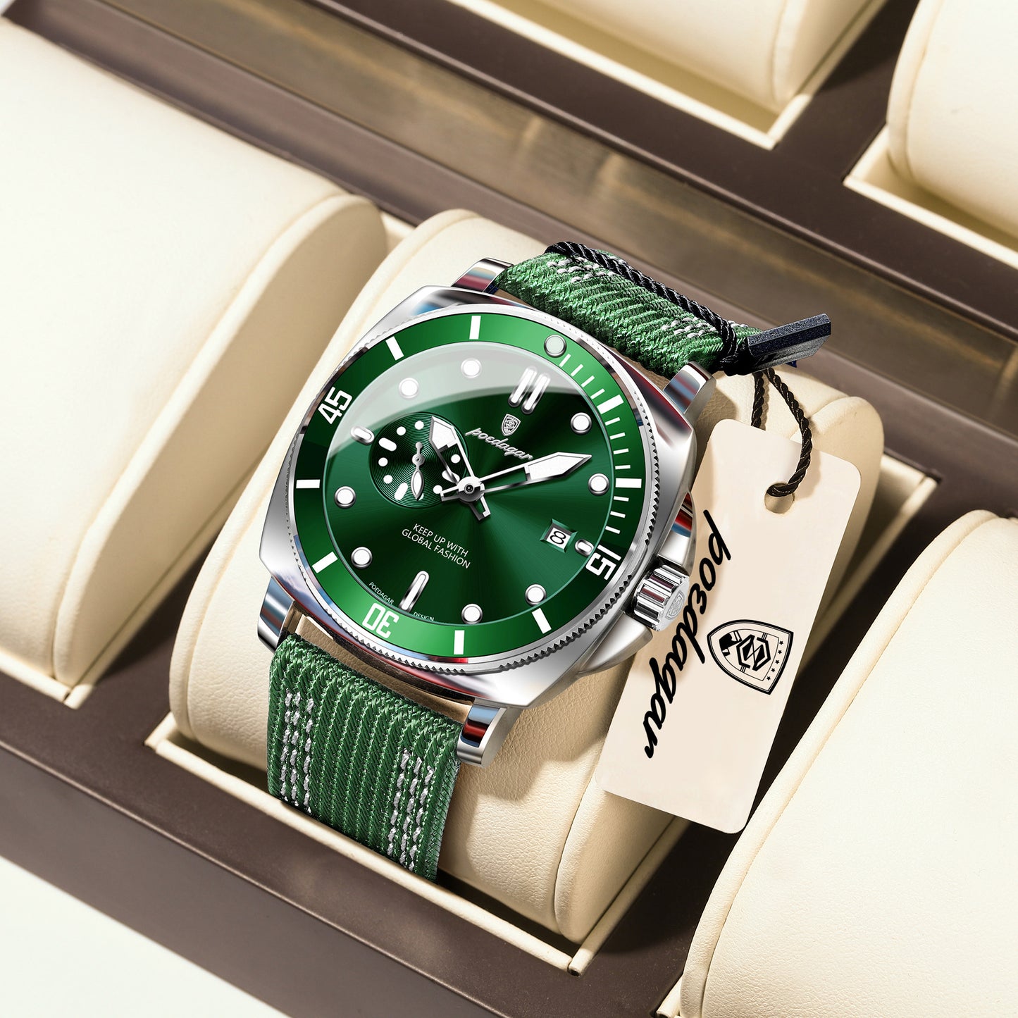Poedagar Chrono Leather 873