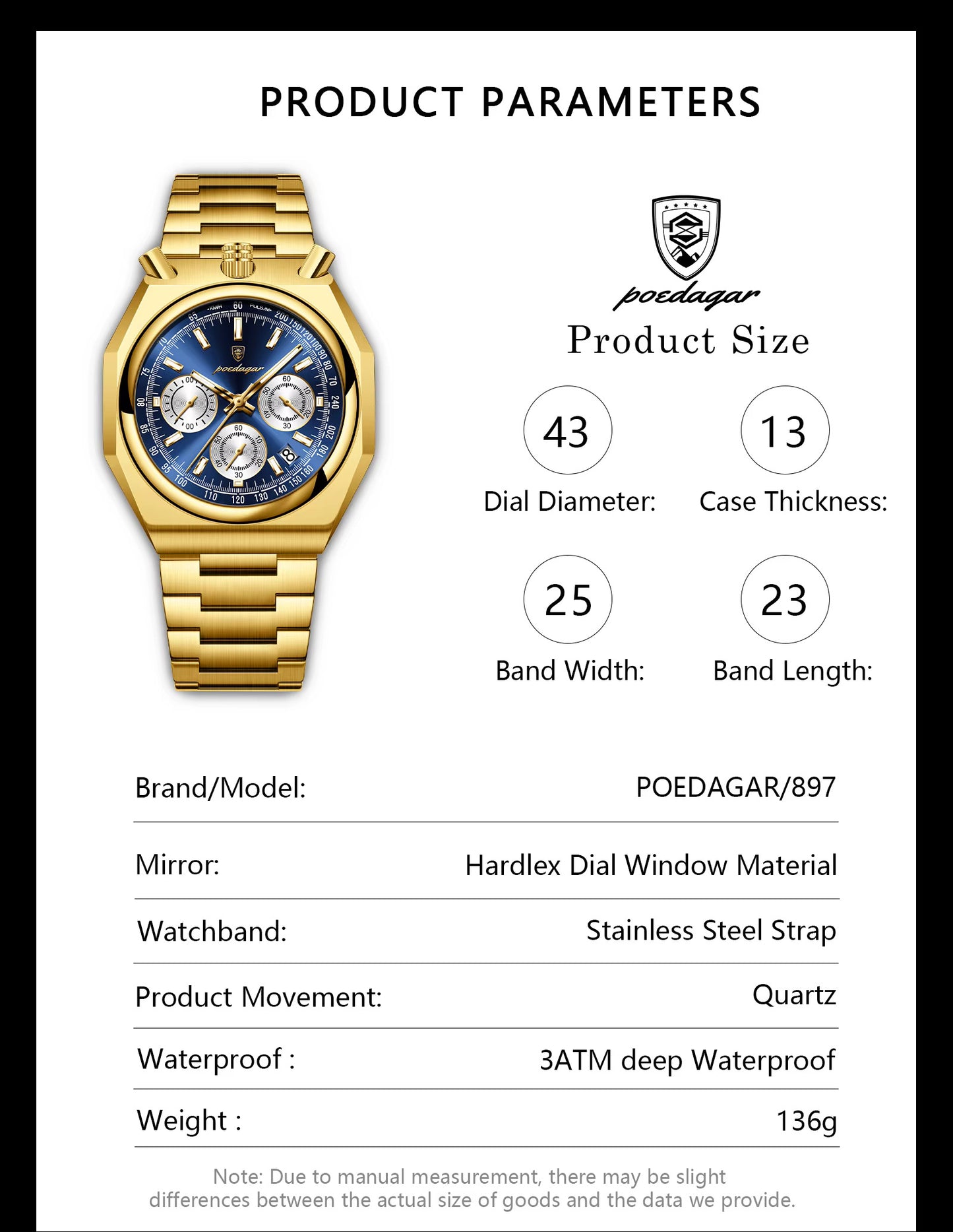 Poedagar Chrono 897