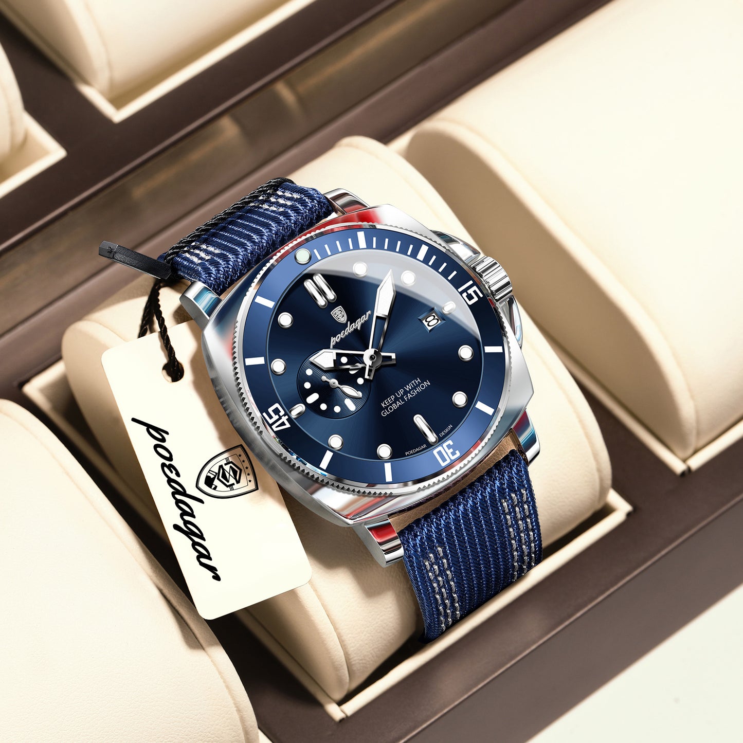 Poedagar Chrono Leather 873