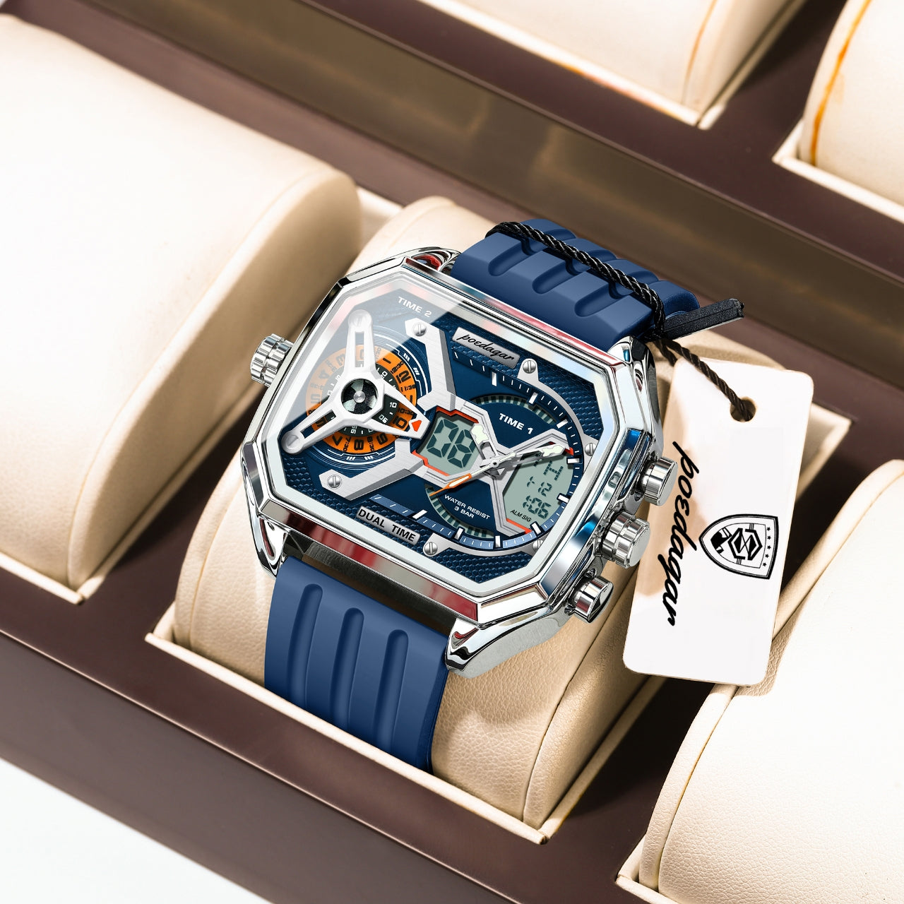 Poedagar Chrono Silicone E106