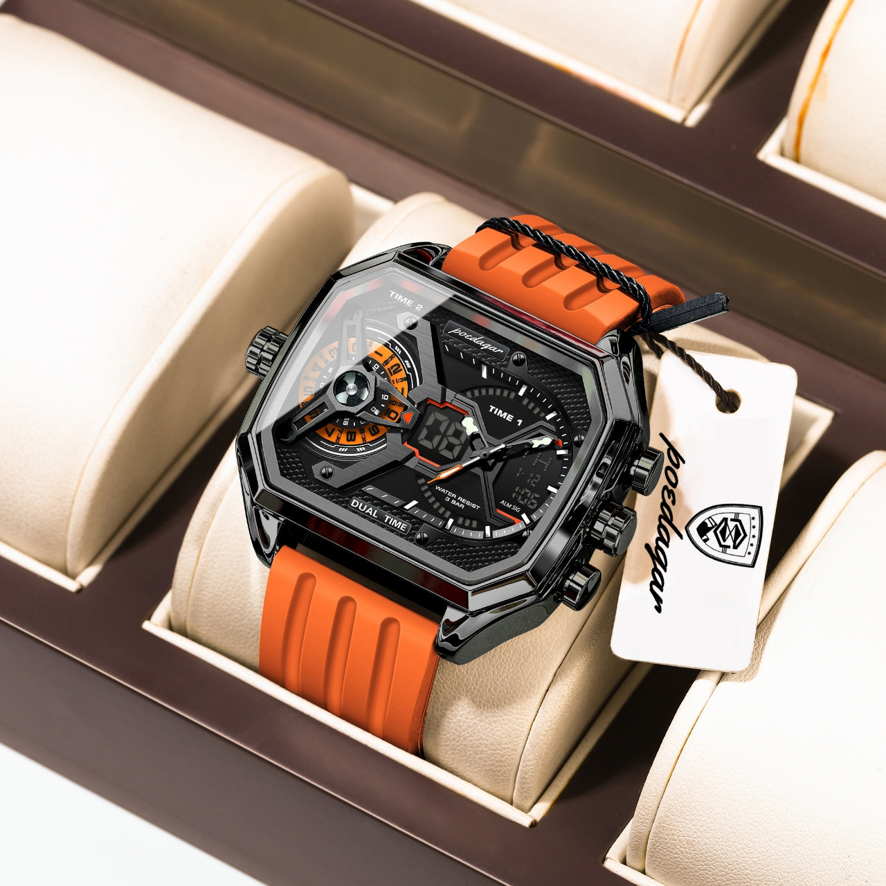 Poedagar Chrono Silicone E106