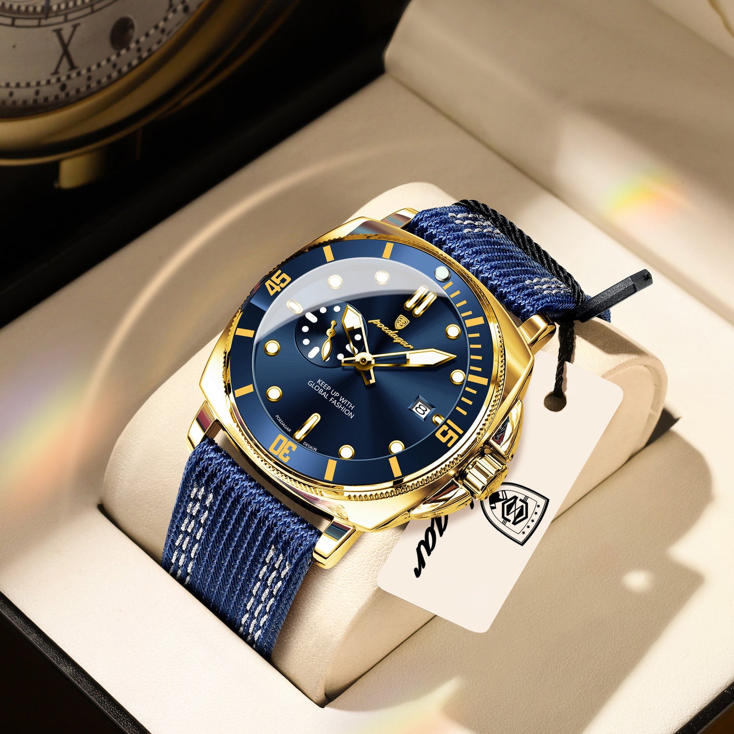 Poedagar Chrono Leather 873