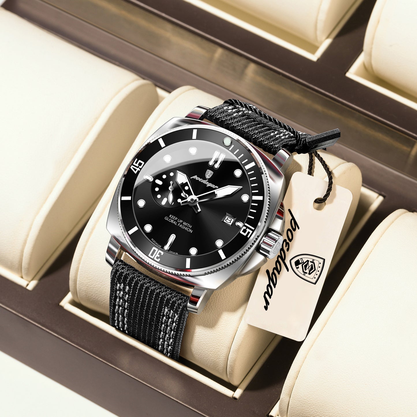 Poedagar Chrono Leather 873