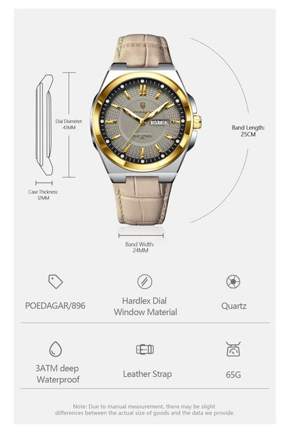 Poedagar Men 896 Leather