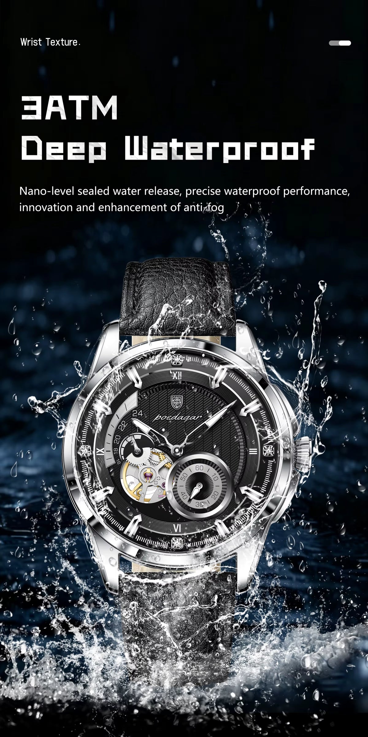 Poedagar Automatic 1427 Leather