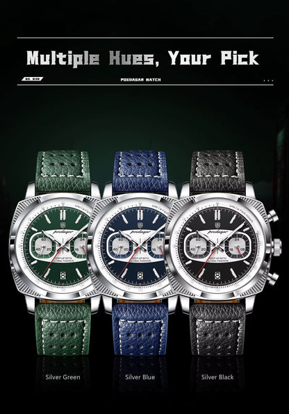 Poedagar Chrono 838 Leather