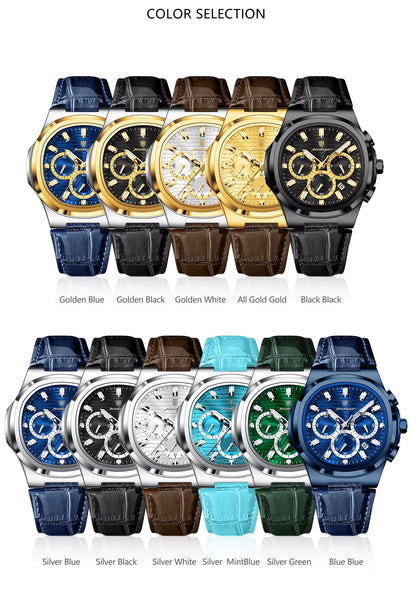 Poedagar Chrono 834 Leather