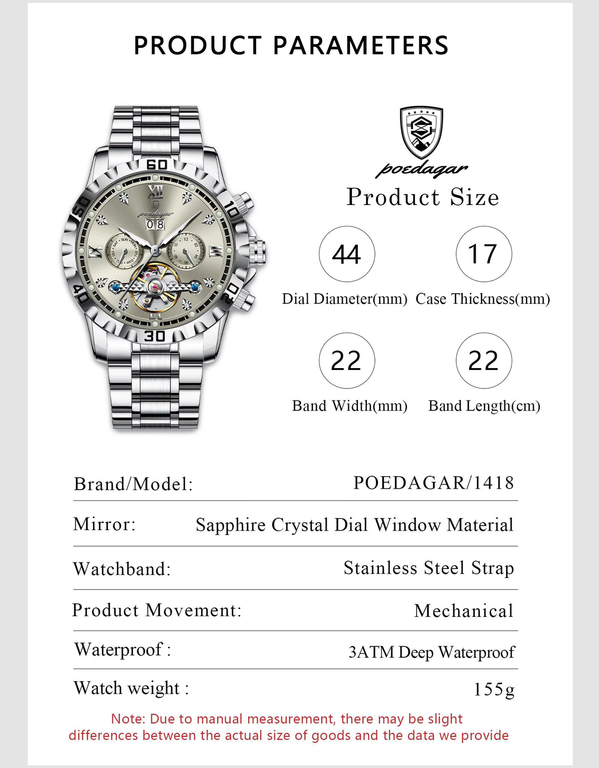 Poedagar Automatic 1418