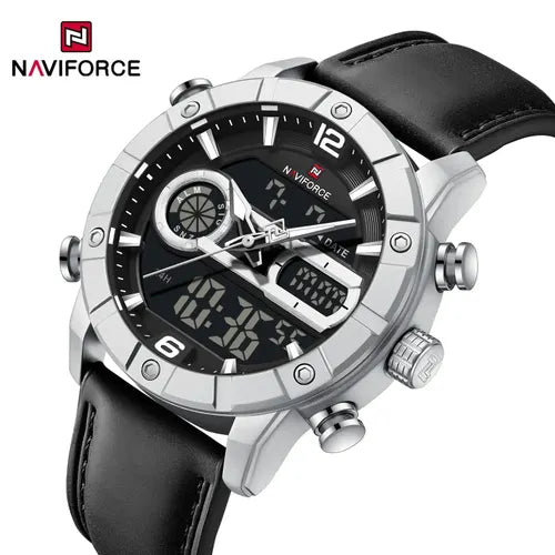 Naviforce Men Leather Double 9263
