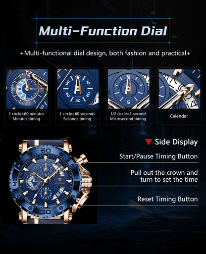 Poedagar Chrono 892 Leather