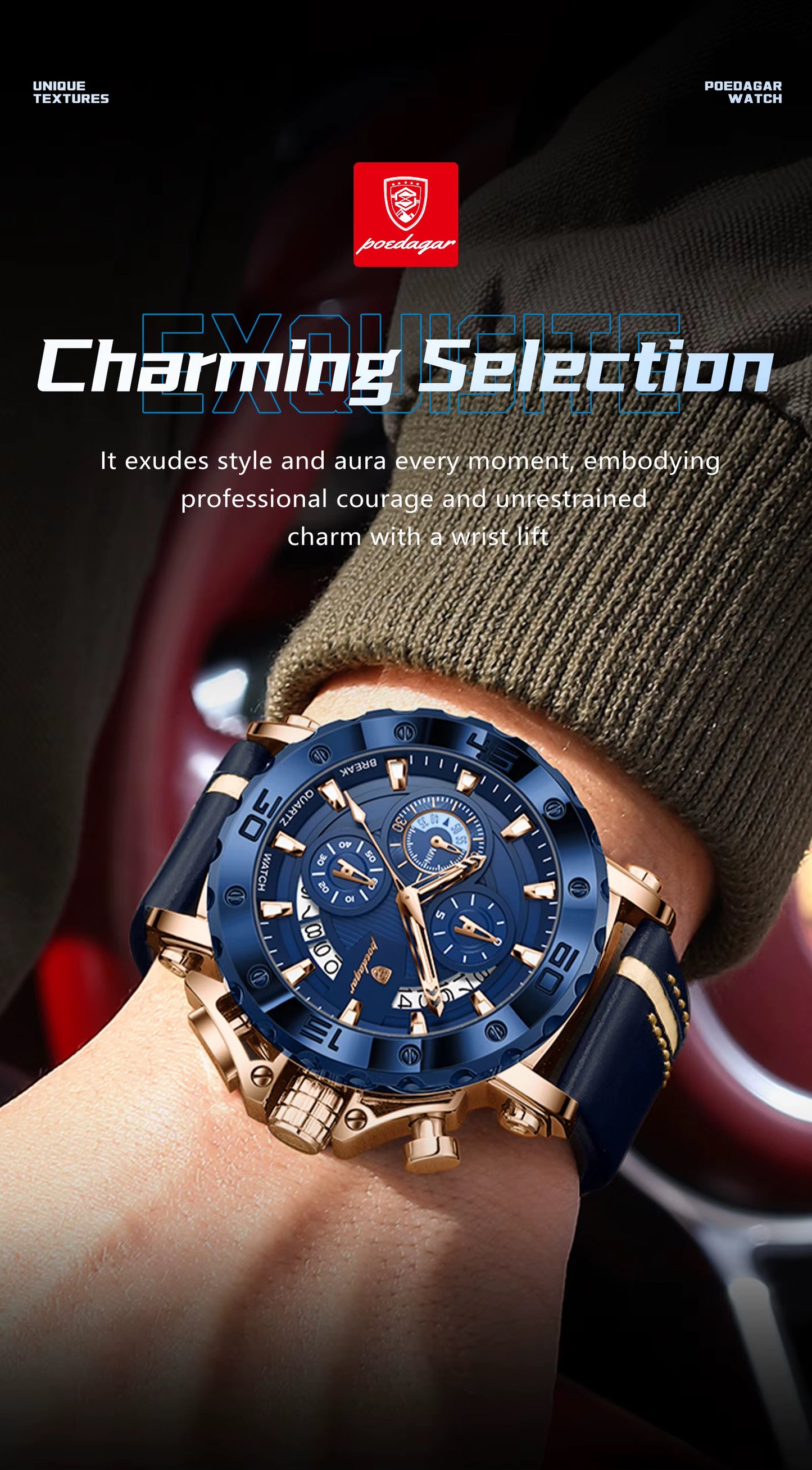 Poedagar Chrono 892 Leather