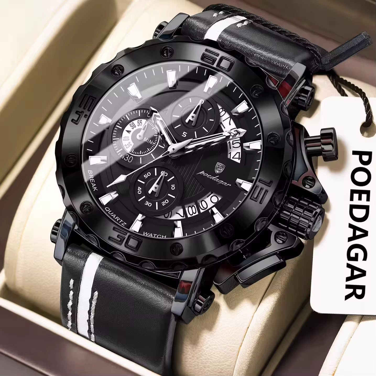 Poedagar Chrono 892 Leather