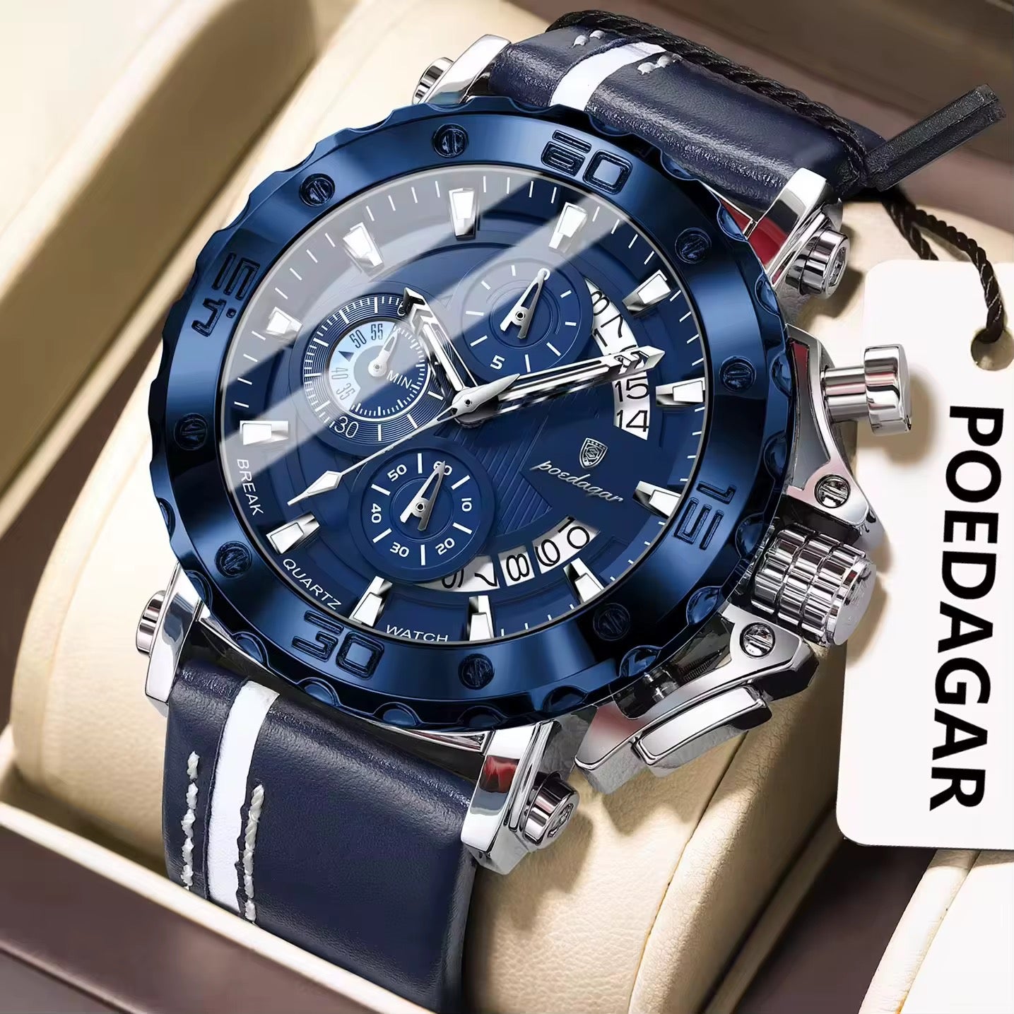 Poedagar Chrono 892 Leather