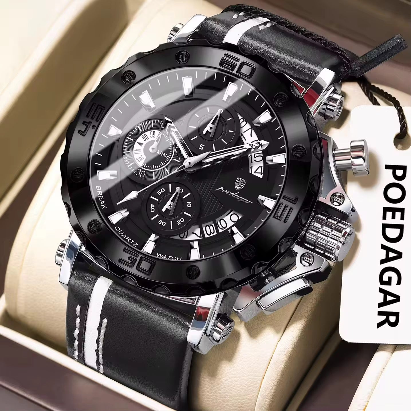 Poedagar Chrono 892 Leather