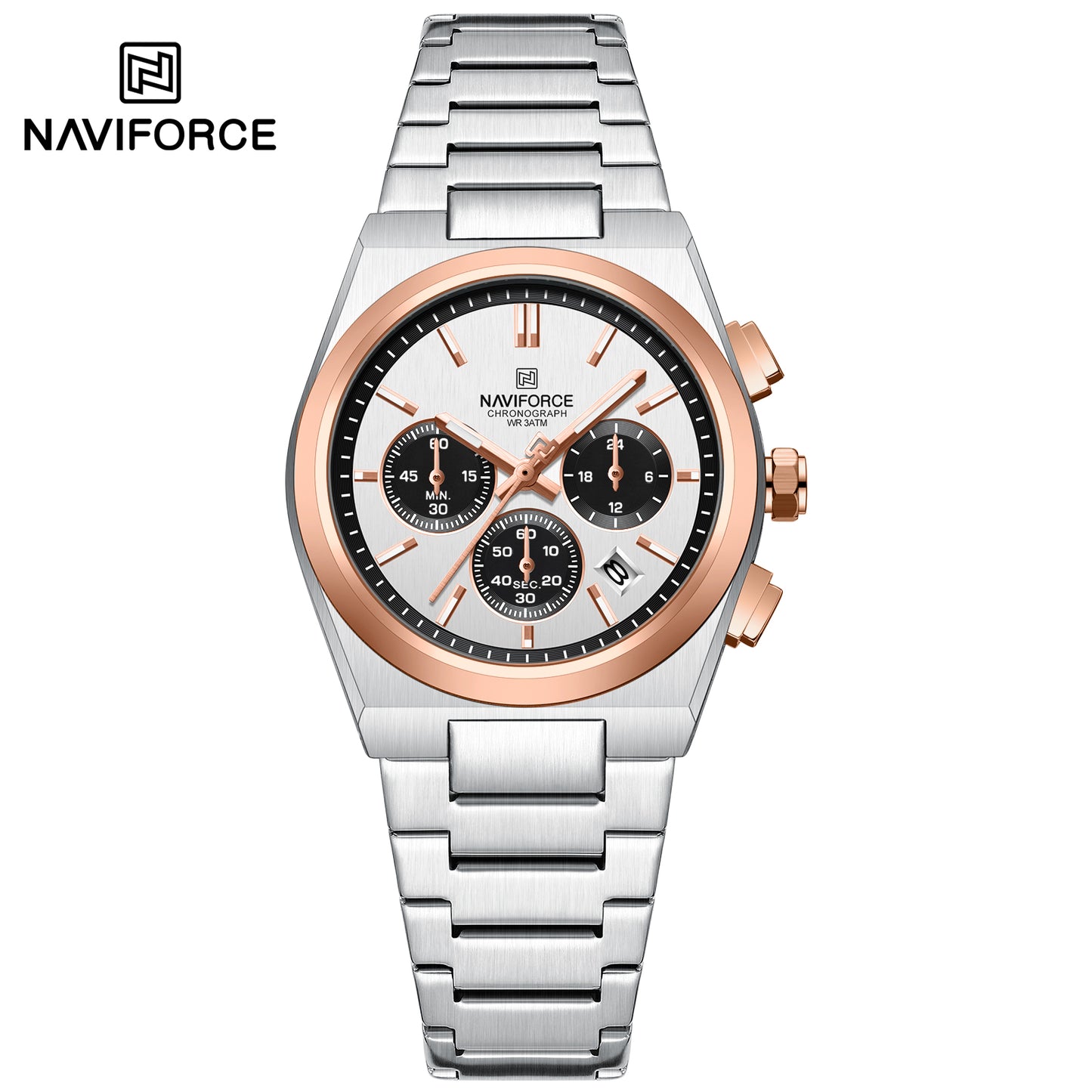 Naviforce Couple Chrono 8048