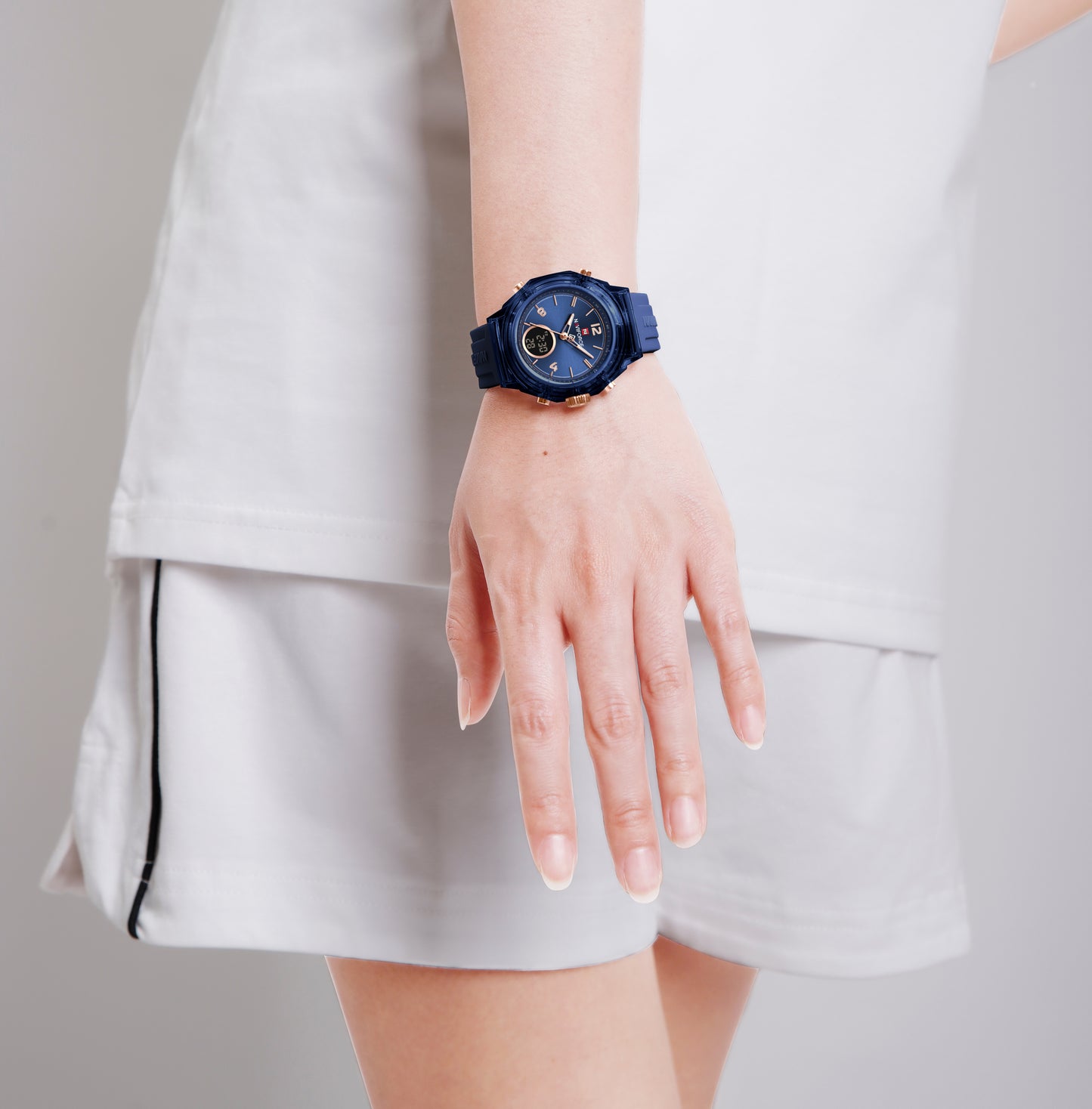 Naviforce Woman Double Silicone 7109