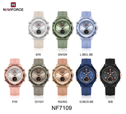 Naviforce Woman Double Silicone 7109