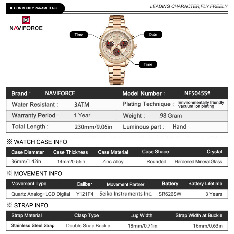 Naviforce Woman Double 5045