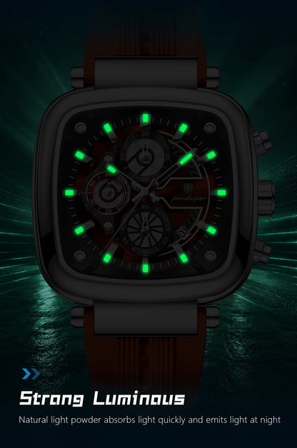 Poedagar Chrono 849 Silicone