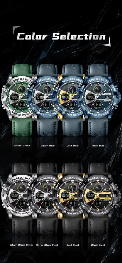 Poedagar Chrono E125 Leather