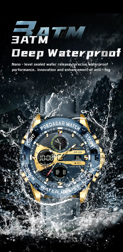 Poedagar Chrono E125 Leather